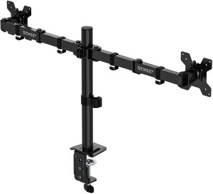 SENSE7 Uchwyt biurkowy na 2 monitory 17"-32" FLOAT Light DOUBLE 10