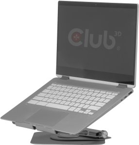 Club3D Podstawka pod laptopa z HUB-em USB-C 100W 360° 4K60Hz 7