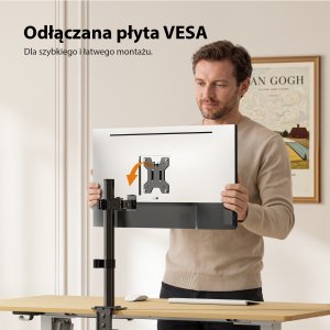 SENSE7 Uchwyt biurkowy na monitor 17"-32" FLOAT Light 6