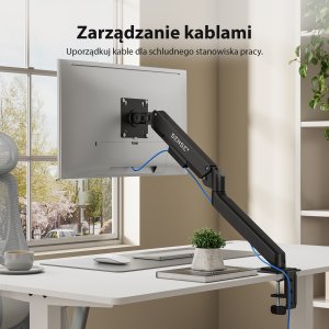 SENSE7 Uchwyt biurkowy na monitor 17"-32" HANG Light 4