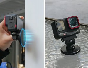 Szybkozłączka SunnyLife Uchwyt Szybkozłączka 1/4"" + Baza Na Magnes Do Insta360 X4 Air X5 Ace Pro 2 / Dz-142-d 5