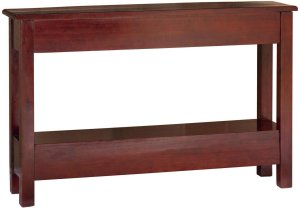 vidaXL Konsola Brązowy 115 x 32 x 76 cm Lite drewno mahoniowe 7