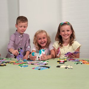 Hama Beads Hama midi płytki z zaczepami 291/292/293/294 w blisterze 6