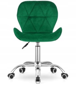Krzesło obrotowe VASTO OFFICE VELVET GREEN 2
