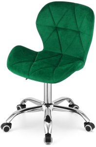 Krzesło obrotowe VASTO OFFICE VELVET GREEN 3