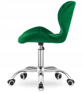 Krzesło obrotowe VASTO OFFICE VELVET GREEN 4
