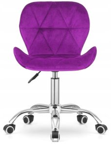 Krzesło obrotowe VASTO OFFICE VELVET PURPLE 2