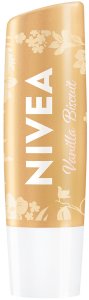 NIVEA_Bridgerton Edition pielęgnująca pomadka do ust Vanilla Biscuit 4,8g 4