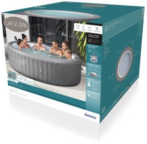SPA ogrodowe Avenli Dmuchane jacuzzi Hawaii AirJet 8 Lay-Z-Spa BESTWAY do ogrodu z akcesoriami EDUKAMP 6