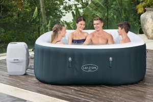 SPA ogrodowe Avenli Dmuchane jacuzzi IBIZA AirJet 6 Lay-Z-Spa BESTWAY do ogrodu + Akcesoria EDUKAMP 4