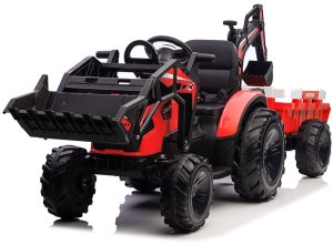 Koparka Z Naczepą Na Akumulator SX2068 Czerwona EDUKAMP 2