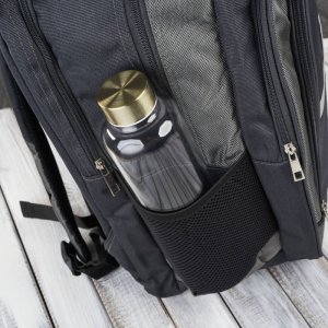 Paolo Peruzzi Plecak męski do pracy do szkoły szary na laptopa T-120-GRE 3