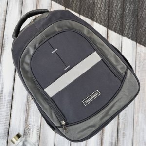 Paolo Peruzzi Plecak męski do pracy do szkoły szary na laptopa T-120-GRE 6