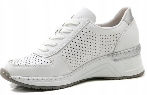 Rieker Sneakers N4340-80 białe 38 12