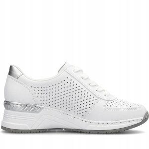Rieker Sneakers N4340-80 białe 38 5