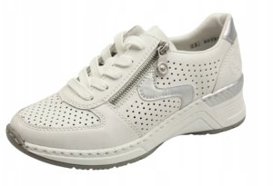 Rieker Sneakers N4340-80 białe 38 9