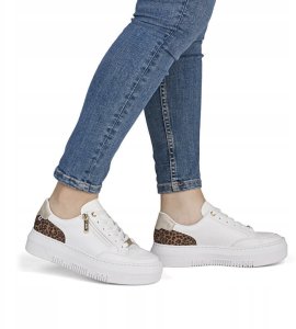 Rieker Sneakers M1900-80 białe 39 9