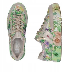 Rieker Sneakers M7711-91 Zielone 36 8