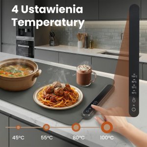 ExtraLink Extralink ELEKTRYCZNA MATA GRZEWCZA SZARA 63X38 CM 400W 8