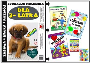 Edukacja maluszka - Zestaw książek dla 3 latka 2