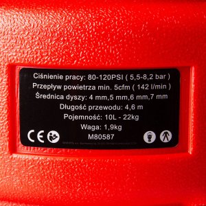 PIASKARKA SYFONOWA 10L /MAR-POL 6