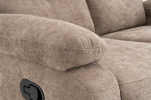 Sofa wypoczynkowa Vera Duo fotel dwuosobowy taupe beż rozkładana 6