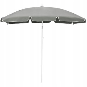 Parasol ogrodowy składany Black Forest, 2m szary 2