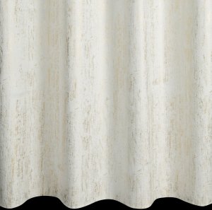 Zasłona gotowa DARA 140x250 kremowa złoty nadruk przelotki 6