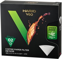 Hario - Filtry papierowe Meteor - V60-02 - 50 sztuk 2