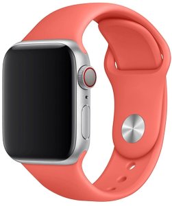 Fixed Zestaw pasków silikonowych FIXED Silicone Strap do Apple Watch 38/40/41mm, morelowy 2
