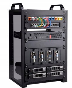 Szafa GeeekPi DeskPi RackMate T1 Szafa serwerowa 8U 10" Rack do Sieci Audio/Wideo 3