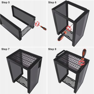 Szafa GeeekPi DeskPi RackMate T1 Szafa serwerowa 8U 10" Rack do Sieci Audio/Wideo 6