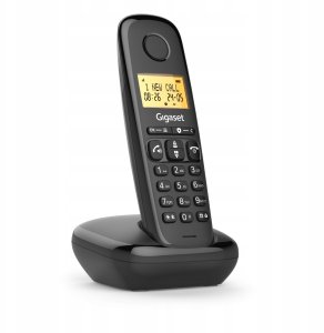 Telefon stacjonarny Gigaset Gigaset Telefon DECT analog Basic 100 czarny 2