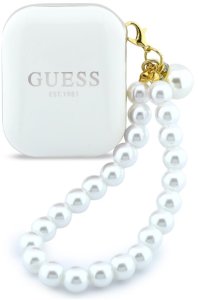 Słuchawki Guess Słuchawki TWS Pearl Strap biały 3