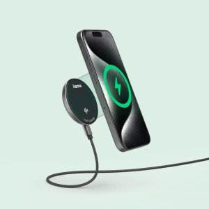 HAMA ŁADOWARKA INDUKCYJNA Qi2 FAST CHARGE 15W, CZARNA 6