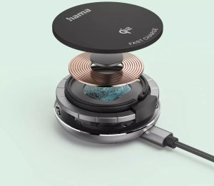 HAMA ŁADOWARKA INDUKCYJNA Qi2 FAST CHARGE 15W, CZARNA 9