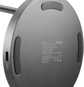Hama Ładowarka indukcyjna do telefonu Qi2 2w1 15 W 5