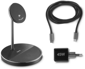 Hama Ładowarka indukcyjna do telefonu Qi2 2w1 15 W 7