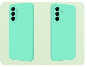 Hello Case Etui Do Samsung Galaxy A26 (Miętowe, Matowe, Silikonowe, Ochronne) Szkło 3