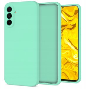 Hello Case Etui Do Samsung Galaxy A26 (Miętowe, Matowe, Silikonowe, Ochronne) Szkło 6