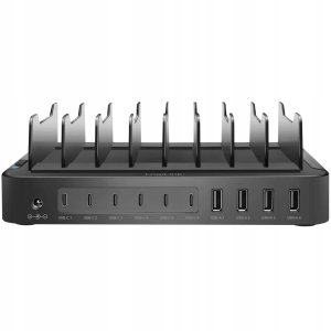 Ładowarka LogiLink Logilink Stacja dokująca USB-C 4xUSB-A & 6xUSB-C PD&QC 3.0 120w 2
