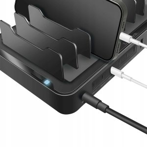 Ładowarka LogiLink Logilink Stacja dokująca USB-C 4xUSB-A & 6xUSB-C PD&QC 3.0 120w 4