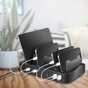 Ładowarka LogiLink Logilink Stacja dokująca USB-C 4xUSB-A & 6xUSB-C PD&QC 3.0 120w 7