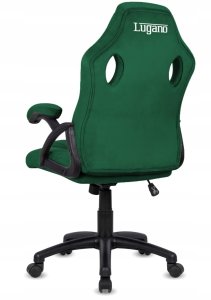 Fotel Lugano .Fotel obrotowy do biurka CARRERA M ALCANTARA DARK GREEN 3