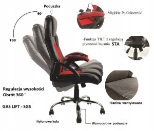 Fotel Lugano .Fotel obrotowy do biurka CARRERA M ALCANTARA DARK GREEN 8