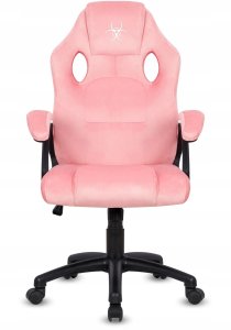 Fotel Lugano Fotel obrotowy do biurka CARRERA M ALCANTARA PINK 2