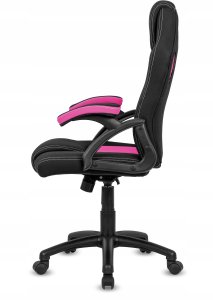 Fotel Lugano Fotel obrotowy do biurka CARRERA M PINK FABRIC 3