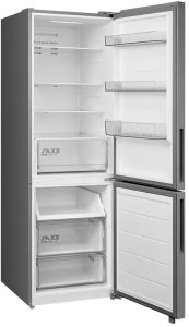 Midea Refrigerator | MDRB548MME46 | Energy efficiency class E | Free standing | Combi | Height 186 cm | No Frost system | Fridge net capacity 271 L | Freezer net capacity 130 L | 35 dB | Grey 6