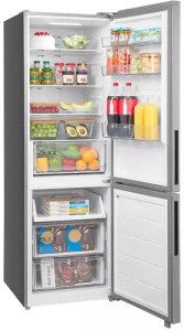 Midea Refrigerator | MDRB548MME46 | Energy efficiency class E | Free standing | Combi | Height 186 cm | No Frost system | Fridge net capacity 271 L | Freezer net capacity 130 L | 35 dB | Grey 10