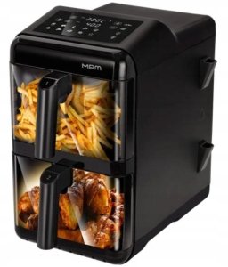 Frytkownica beztłuszczowa MPM MFR-13 Urządzenie do gotowania na gorącym powietrzu 12L (2 x 6L) 3000W MFR-13 (5903151079114) 8